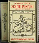 Scritti postumi. Tomo I Giudizio universale