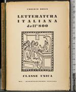 Letteratura Italiana dell'800