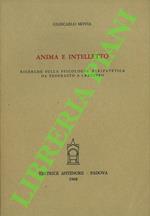 Anima e intelletto. Ricerche sulla psicologia peripatetica da Teofrasto  a Cratippo