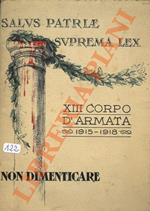 XIII Corpo d'Armata 1915 - 1918