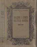 Educazione e autorità nell'Italia moderna