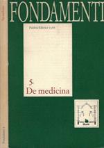 Fondamenti. Rivista quadrimestrale di cultura, n. 5. 1986. De Medicina