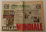 QUOTIDIANO CORRIERE DELLO SPORT MILAN MONDIALE COPPA CAMPIONI 1992 - RVSa167