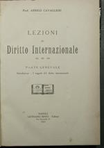 Lezioni di diritto internazionale - Parte generale