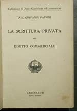 scrittura privata nel diritto commerciale