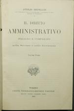 Il diritto amministrativo italiano e comparato