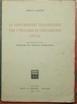 Le disposizioni transitorie per i processi di cognizione civile