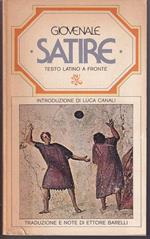 Satire Introduzione di Luca Canali Premessa al testo, traduzione e note di Ettore Barelli (stampa 1975)