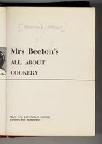 Mrs. Beeton's All About Cookery