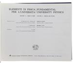 Elementi Di Fisica Per L'Università - Fundamental University Physics.  Volume Ii: Campi E Onde (Fields And Waves) [Rilegato] - Alonso Marcello, Finn Edward J.