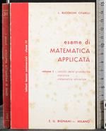 Esame di matematica applicata. Vol 1