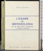 L' esame di merceologia