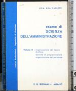 Esame di scienza dell'aministrazione. Vol 2