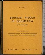 Esercizi risolti di geometria per la Scuola Media. Vol 2