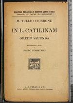 In L Catilinam. Oratio secunda