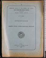 Introduzione diritto civile internazionale italiano