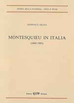 Montesquieu In Italia (1800-1985)