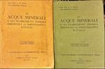 Le acque minerali e gli stabilimenti termali, idropinici ed idroterapici d' Italia. Due volumi