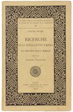 Ricerche sull'intelletto umano e sui principii della morale