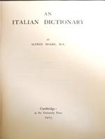 An italian dictionary