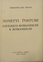 Sonetti postumi giudaico romaneschi e romaneschi