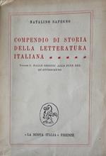 Compendio di storia della letteratura Italiana. Volume I: Dalle origini alla fine del Quattrocento