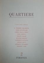 Quartiere. Quaderno trimestrale di poesia. A. I, n. 2 30 Settembre 1958. Contiene contributi di G,Barbe