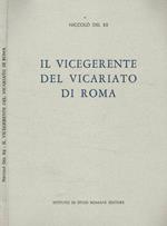 Il vicegerente del vicariato di Roma