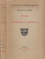 Studi di letteratura comparata