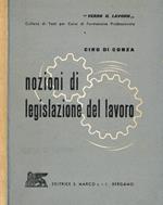 Nozioni di legislazione del lavoro