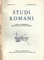 Studi romani. N. 3 luglio-settembre 1966