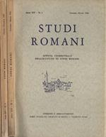 Studi romani Anno XIV nn. 1 - 4