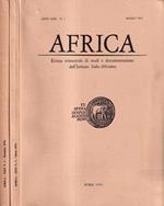 Africa, anno XXIX, numero 1, 4, 1974