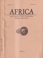 Africa, anno XXXI, numero 2, 1976