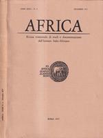 Africa, anno XXXII, numero 4, 1977