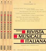 Nuova rivista musicale italiana anno XI, n 1,2,3,4, anno 1977
