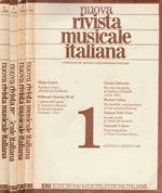 Nuova rivista musicale italiana anno XIV, n 1,2,3,4, anno 1980