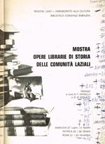 Mostra opere librarie di storia delle comunità laziali