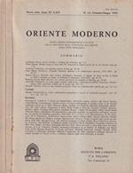 Oriente moderno, anno IX, numero 1-12, 1990