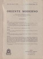 Oriente moderno, anno X, numero 1-6, 1991