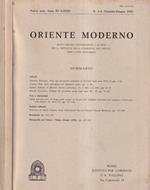 Oriente moderno, anno XI, numero 1-12, 1992