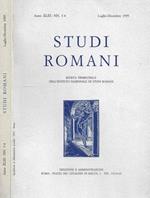 Studi Romani. N. 3-4, Luglio-Dicembre 1995