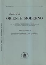 Quaderni di Oriente moderno, anno XX, numero 3, 2001