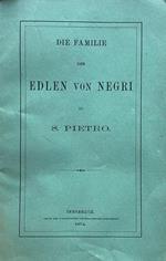 Genealogische Nachrichten uber die Edlen von Negri di S. Pietro