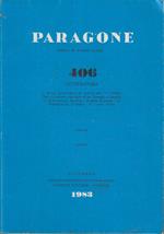 Paragone N. 406 Letteratura - Rivista Mensile di Arte Figurativa e Letteratura