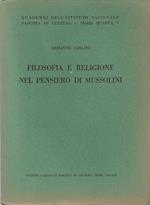 Filosofia e religione nel pensiero di Mussolini