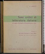 Temi critici di letteratura italiana Vol 4