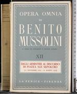 Opera Omnia di Benito Mussolini. Vol XII