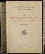 Opere complete 4 La letteratura italiana nel secolo XIX Vol 2