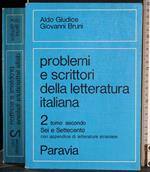 Problemi e scrittori della letteratura Italiana 2 Tomo 2